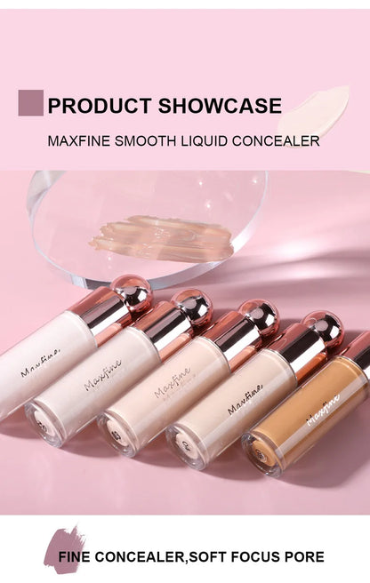 Blushimmer nude matte full coverage liquid concealer with brightening and hydrating properties, long-lasting and weightless formula.