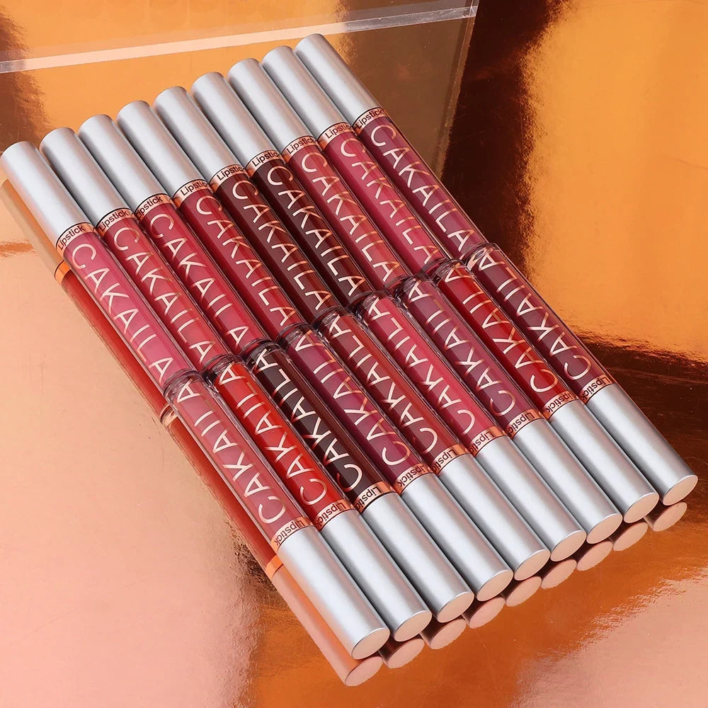 CAKAILA Blushimmer 6-color liquid matte lip gloss set with velvet finish, long-lasting, waterproof, non-stick, non-fade lipstick collection