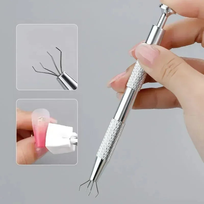 Blushimmer square nail art sponge set with gradient nail brushes and gel polish design tools for manicure projects.