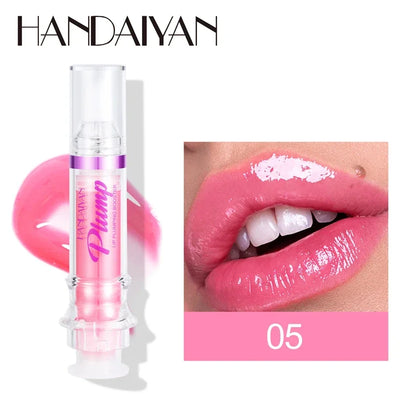 Blushimmer Handaiyan hydrating lip glow oil with tinted, moisturizing, and plumping transparent lip gloss for dry lips.