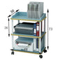 Modern Salon Furniture Beauty Salon Solid Wood Salon Trolleys Barber Shop Special Tool Trolley Storage Rack Home Mobile Trolley