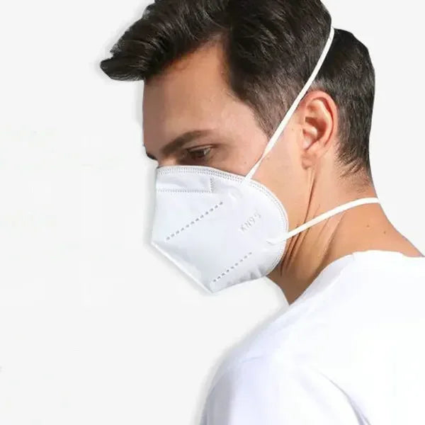 FFP2 KN95 Mask headband Mascarillas CE Black White 5 Layers Face Mask KN95 Filter Respirator mouth Mask Adults filter