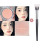 Blushimmer monochrome blush powder in natural matte pink for face contouring and brightening, waterproof facial makeup.