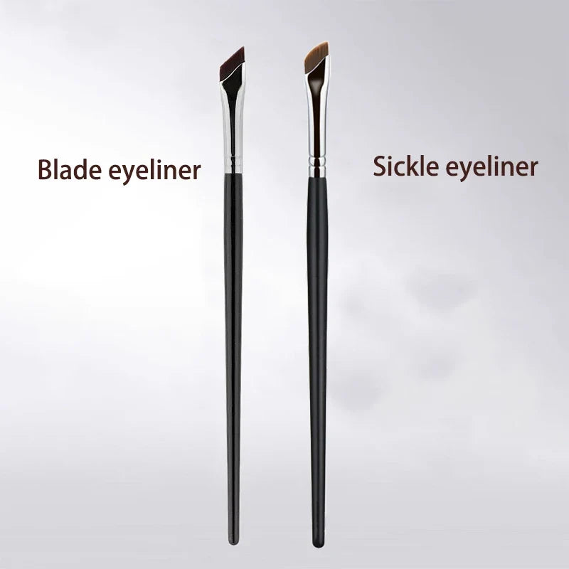 Sickle Eyeliner Brush Eyeshadow Blade Brush Detail Brush Diagonal Eyebrow Brushes Undereyelid To Sleeping Silkworm Makeup Tools