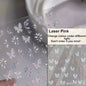 Blushimmer Jelly Butterfly 5D nail art sticker with rhinestones, shiny insect design, perfect for DIY manicure decoration.