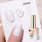 Blushimmer UR SUGAR 15ml translucent white gel polish for semi-permanent UV gel nail art, soak-off varnish, jelly finish