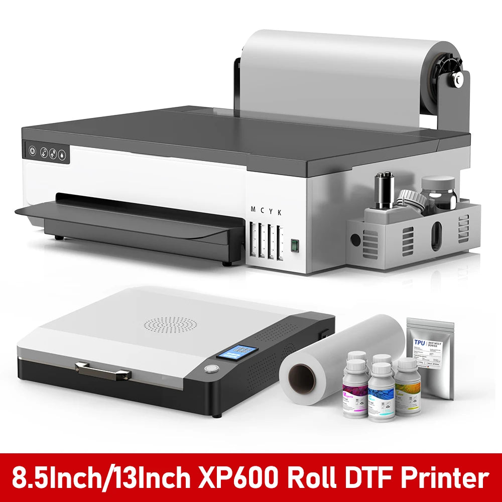 A4 A3 DTF Printer for Epson XP600 8.5/13inch impresora dtf Machine with DTF Oven Direct to Film DTF Printer for Clothes Tshirt