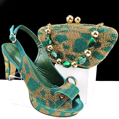 Elegant Italian shoes and matching bags set by EdleessFashion, featuring luxurious design and high-quality craftsmanship.