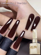 1Pc 15ML Milky White Pure Nail Polish Gel Nail Add Semi-Permanent Soak Off UV LED Construction Gel Varnish