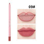 12 Colour Matte Lip Liner Pencil Carving Labial Makeup Lasting Brown Lip Liners Waterproof Lipstick Pen Lip Contouring Cosmetics