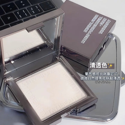 Blushimmer Tatibeauty small silver block powder with soft focus oil control, pore minimizing loose setting powder and concealer