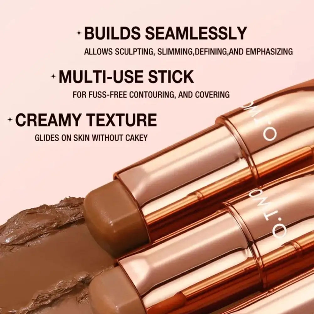 Blushimmer contour stick cream for long-wear, lightweight face concealer and bronzer, ideal for easy sculpting and contouring makeup.