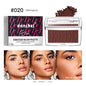 Blushimmer matte pink and red face blusher powder for natural cheek contour and brightening, soft female makeup cosmetic.