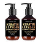 Keratin Leave-In Conditioner with Biotin & Collagen - Repairs Damaged Hair for Deep Moisture, Softness & Shine, Hair Treatment.