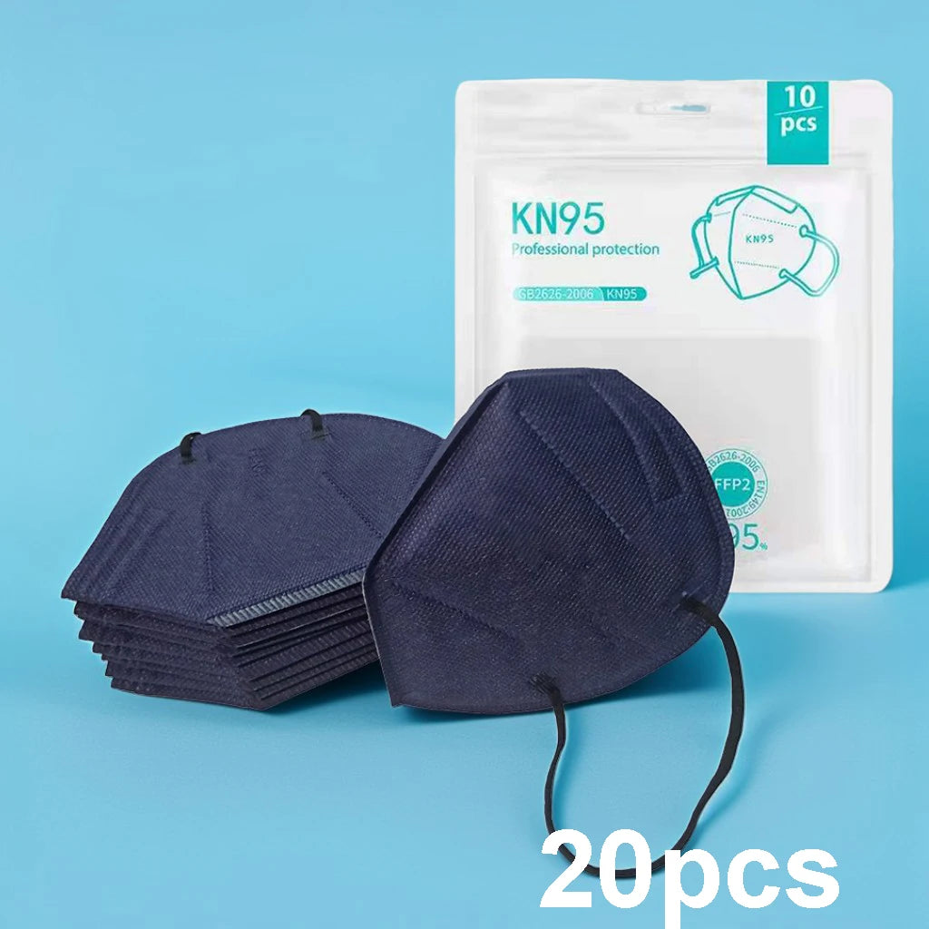 10-100Pcs 5Layers Adult FFP2 Masks CE Approved KN95 mascarillas fpp2 Security Protection Mask Adult Face Masque ffp2