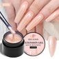 Milky White Nail Extension Gel Clear Nude Building UV Gel For Nails Finger Extensions Form Tips French Nails Manicure Nail Art