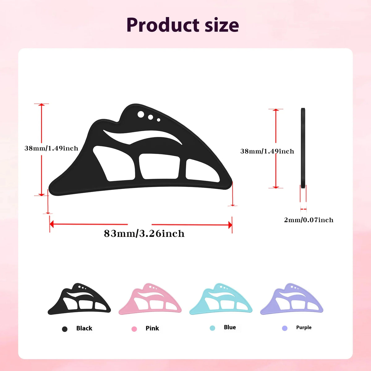 Blushimmer 1-3PCs female eye shadow tools, multi-function quick eye makeup templates for beginners, versatile eye makeup application