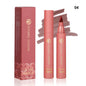 Blushimmer Lip Tint Pen with six matte water lipstick shades, featuring a smooth, long-lasting lip stain and non-stick cup design.