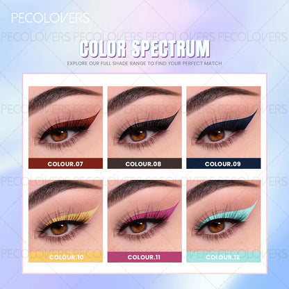 Blushimmer quick-dry black waterproof eyeliner pen with break-resistant tip, ideal for beginners, long-lasting and sweat-resistant.