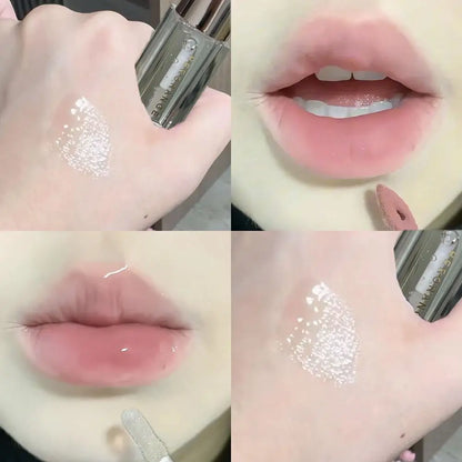 Blushimmer Herorange Starlight Gloss clear watery lip glaze with shimmer, lightweight, non-sticky, and long-lasting for everyday or party wear
