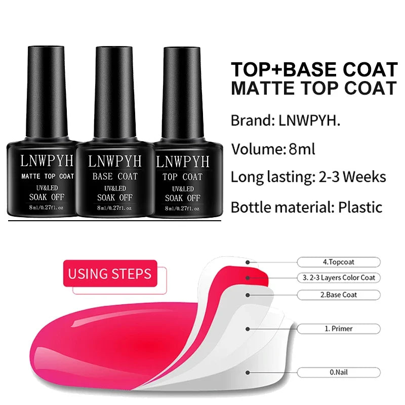 Blushimmer gel nail polish kit with LED lamp, 27 colors, soak-off base and top coats, manicure set for professional nails.
