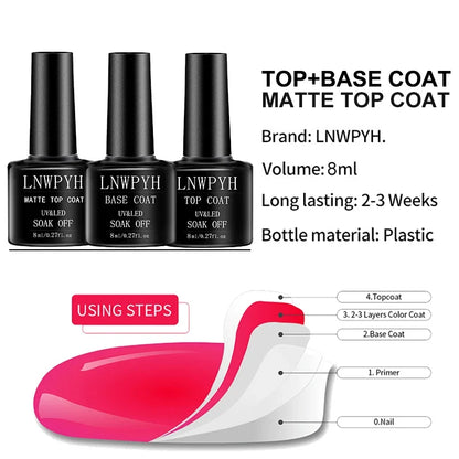 Blushimmer gel nail polish kit with LED lamp, 27 colors, soak-off base and top coats, manicure set for professional nails.
