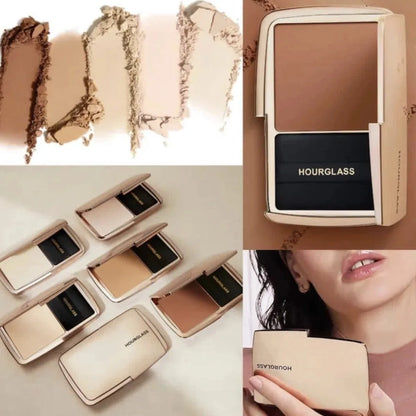 10.5g Hourglass Vanish Airbrush Press Powder Light Mist Powder Cake Oil Control Lasting Translucent Light Makeup Setting Powder
