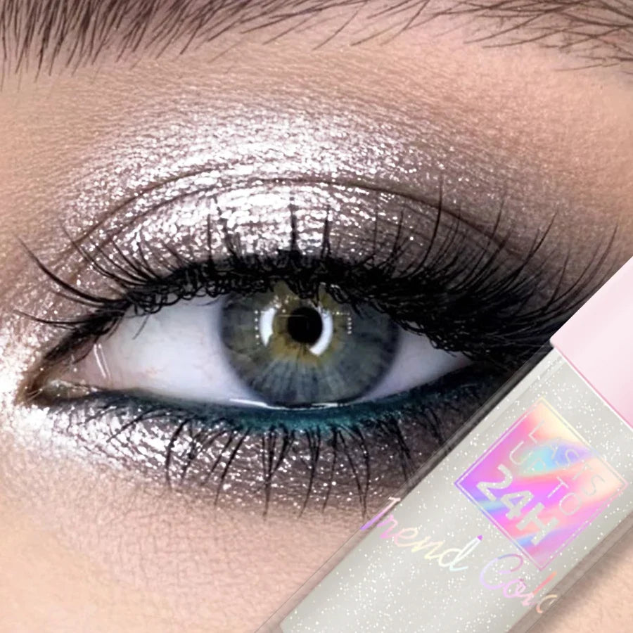 8 Color Metallic Waterproof Liquid 1PC Eyeshadow-High Shine Long-Lasting & Smudge-Proof Korean Makeup Gifts Glitter Eye Shadow