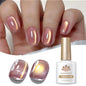 Blushimmer Born Pretty 10ml purple grape magnetic gel nail polish with fruit design, glass beads, and whitening effect on nails.