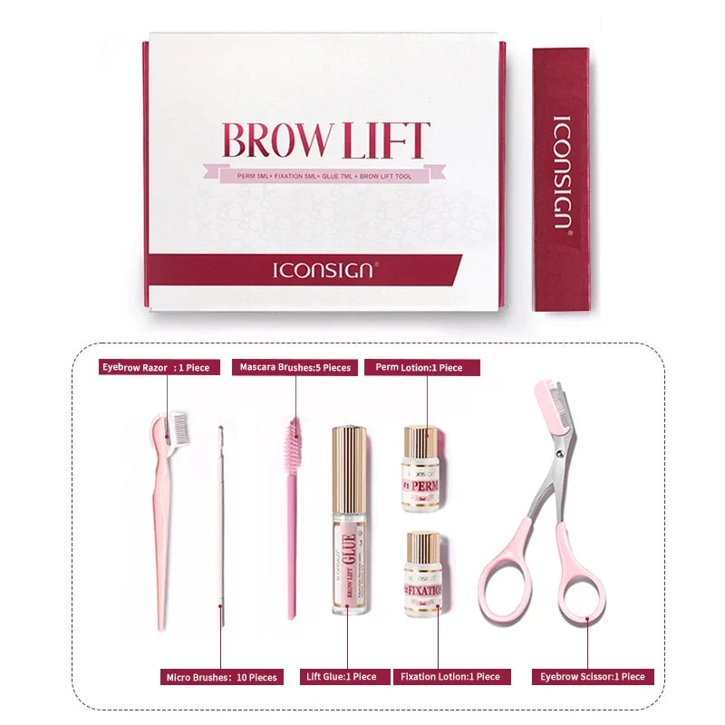 ICONSIGN DIY Eyebrow Lamination Kit - Professional Brow Perm Set