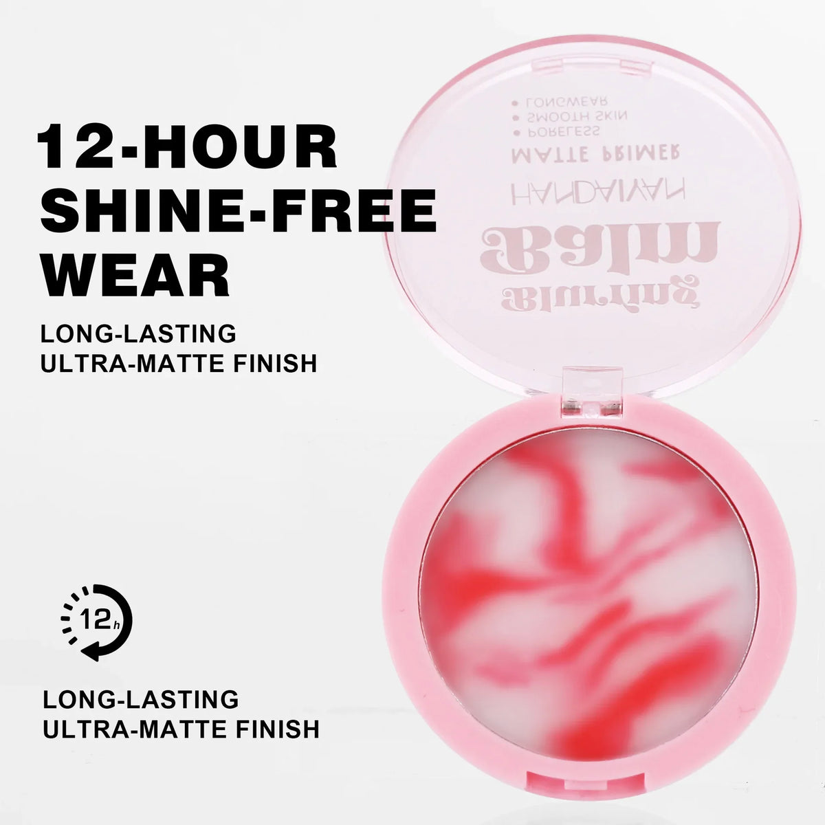Blushimmer natural oil control loose face powder with puff, matte, waterproof, long-lasting, brightening, and cosmetic makeup finish