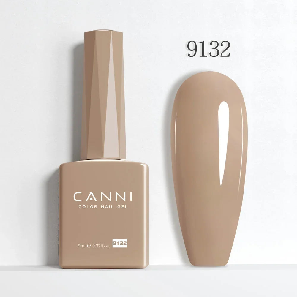 Blushimmer CANNI Hema Free Nail Gel Polish Fall Collection with semi-permanent diamond top coat in red and nude jelly shades, 9ml
