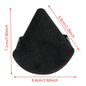 Set of 1 to 6 Blushimmer triangle velvet powder puffs for face and eye makeup, reusable, washable cosmetic sponge accessories.