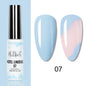Blushimmer 5ML gold and silver metallic nail gel polish with chrome mirror finish, perfect for UV LED semi-permanent nail art.