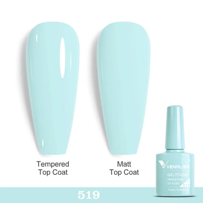 Bright neon color nail gel polish by Blushimmer, showcasing vibrant UV and LED fluorescence for summer nail art and salon use.