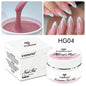 Blushimmer 30ML milky white hard gel for nail extensions, self-leveling builder and reinforcement gel for camouflage manicures.