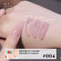 Blushimmer MIANEL Japanese style fairy gel nail polish in white pink nude, ice clear, perfect for summer pink nail designs.