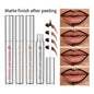Waterproof Lip Liner Peel Off Tattoo Lipgloss Waterproof Long Lasting Matte Lip Tint Brown Contour Tear-off Lips Stain Cosmetic
