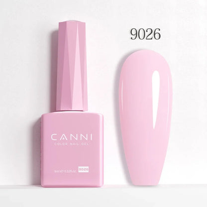 Blushimmer CANNI Hema Free Nail Gel Polish Fall Color Collection with semi-permanent diamond long wear top coat in red and jelly nude shades