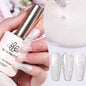 Blushimmer Born Pretty Milky Jelly Rubber Base Gel for gel nails, nude color, 15ml, self-leveling, soak-off UV gel
