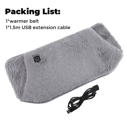 3 Levels Electric Graphene Heating Pad Cold-Proof Uterine Belt Cold-Proof Hand Waist Warming Pad USB Recharging Abdominal Warmer