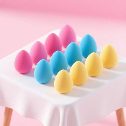 Set of 25 Blushimmer professional makeup sponges for flawless liquid and powder foundation blending, no clumping, easy application