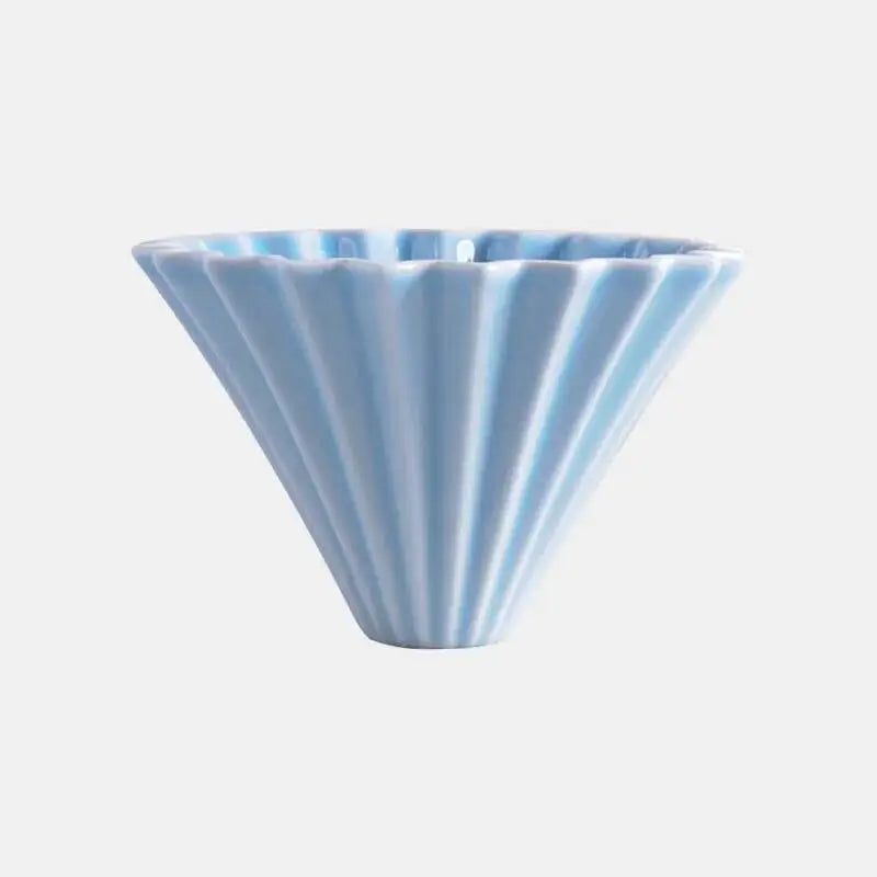 Ceramic Hand Brewing Coffee Dripper Pour Over Coffee Maker Handmade Origami Coffee Filter Cup Flower Shape Funnel Drip Cafe Cup