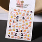 Blushimmer cat and dog 3D animal nail decals featuring cute puppy and kitty cartoon designs for Y2K style nail art.