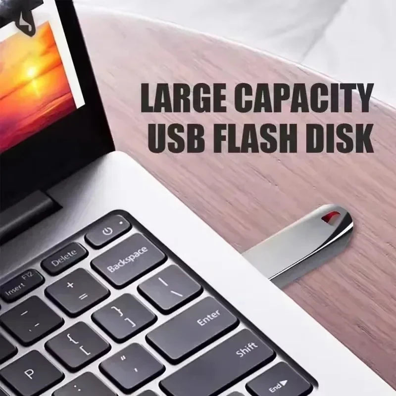 Storage Pen Drive USB3.2 520MB/s 2TB Flash Drive Sleek Durable Data Transfer 1TB 2TB U-Disk Large Capacity Super Mini Plug Play