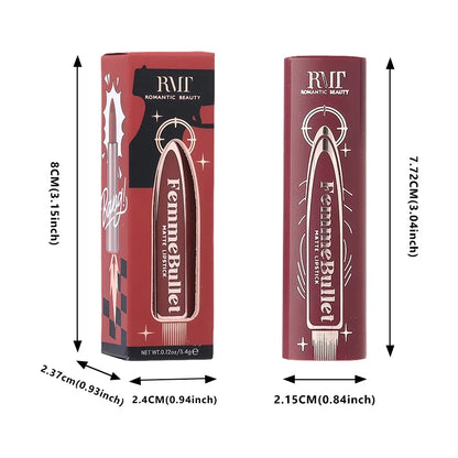Blushimmer matte liquid lipstick in 6 colors, transfer-resistant, highly pigmented, smudge-proof, and long-lasting wear.