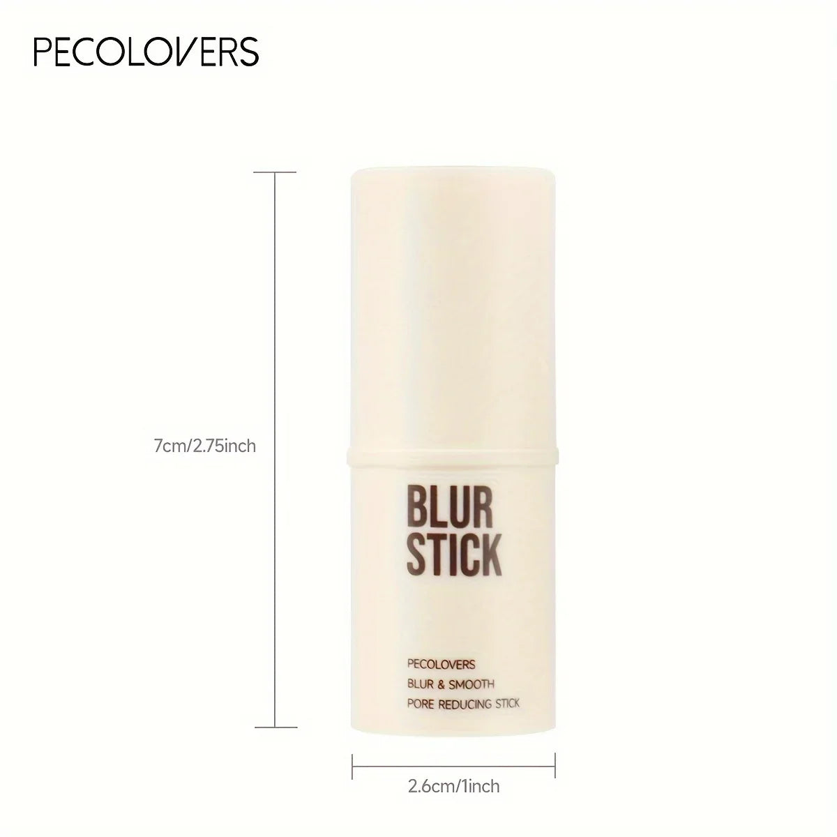 Blushimmer Flawless Finish Foundation Primer stick in white, pore-invisible, oil control, high coverage, under 1 oz.
