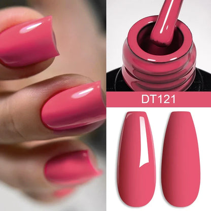 Blushimmer 7ml Burgundy Crimson nail gel polish bottle with high pigment, long-lasting UV/LED soak-off nail art gel for home salon DIY.