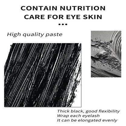 4D Waterproof Mascara - Black Lengthening & Thickening
