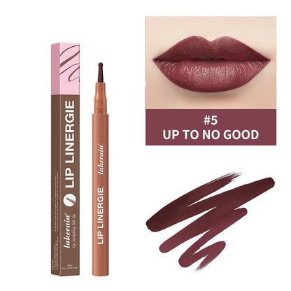 Blushimmer waterproof lip liner and stain in multiple colors, transfer-proof, smudge-resistant, long-lasting lip cosmetic.
